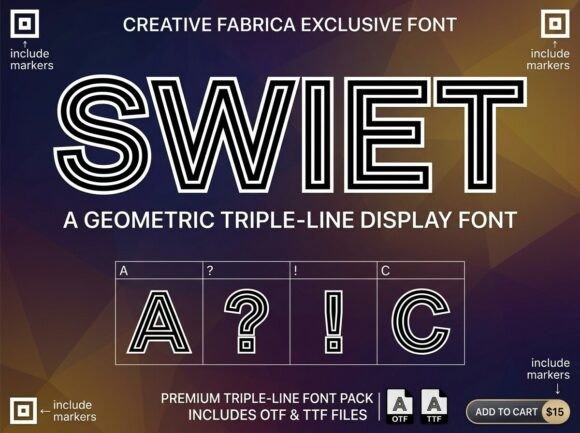 Accelerate Your Design with Swiet Typeface