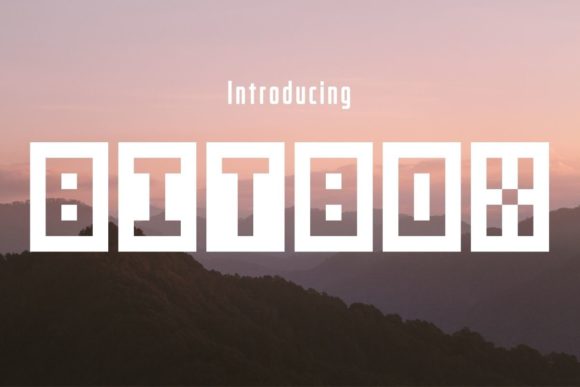 Bitbox: A Pixelated Display Font for Bold, Modern Designs