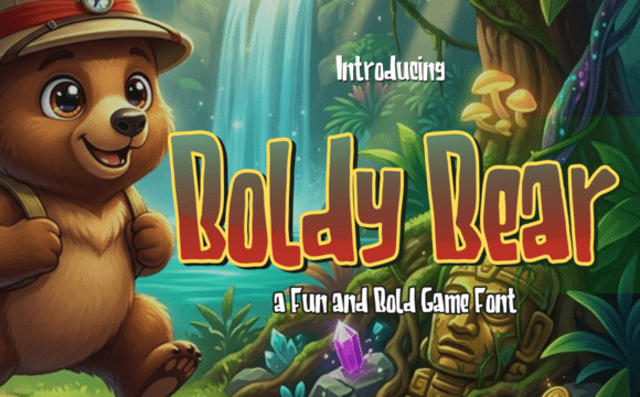 Boldy Bear: A Pioneering Typeface for Adventure