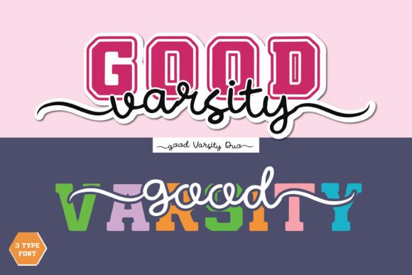 Celebrate Team Spirit with Good Varsity Duo