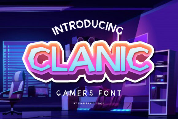 Clanic: A Playful Display Font for Bold Creative Projects
