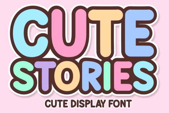Cute Stories: Your Ultimate Playful Display Font