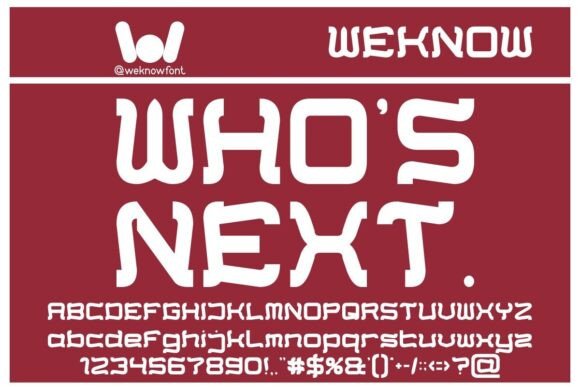Discover the Who's Next Typeface for Bold Design