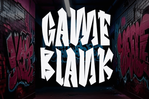 Game Blank: A Beautifully Flowing Script Font for Elegant Designs