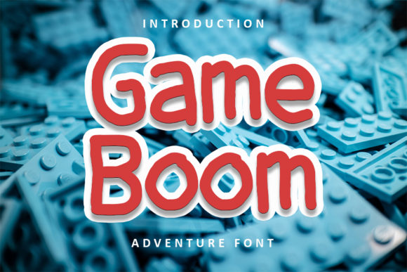 Game Boom: A Charming Display Font for Whimsical Designs