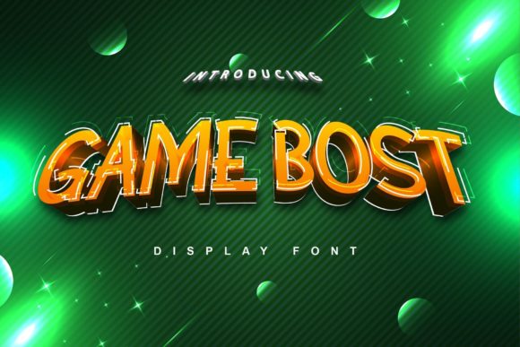 Game Bost: A Display Font That Commands Attention