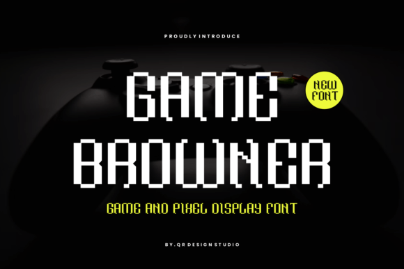 Game Browner: A Modern Display Typeface for Bold Designs
