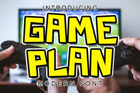 Game Plan: A Playful Display Font for Creative Projects