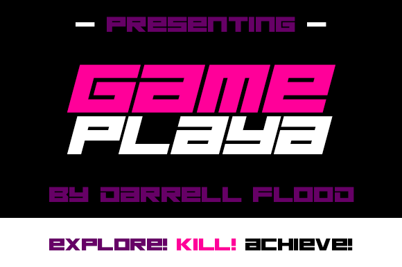 Game Playa: A Futuristic Font for High-Tech Design