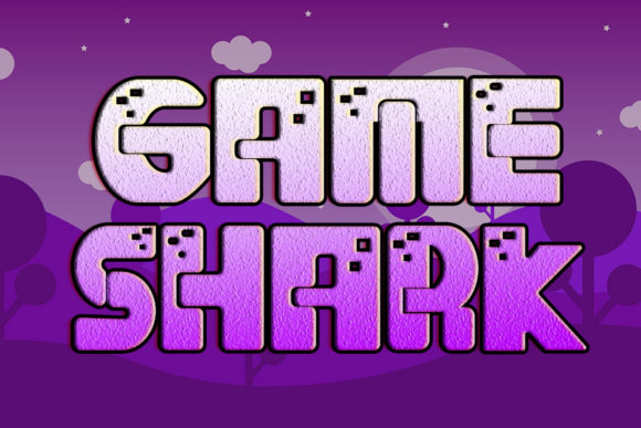 Game Shark: A Fun, Chunky Display Font for Playful Designs