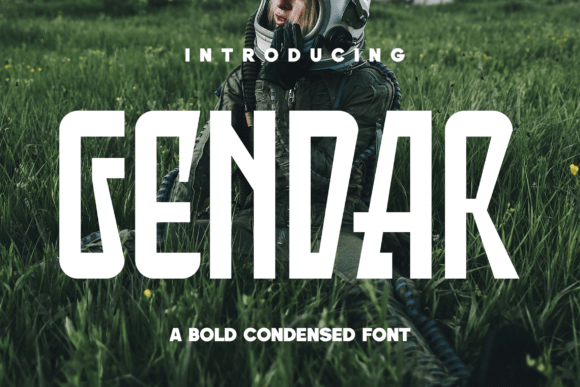 Gendar: The Futuristic Condensed Font for Bold Designs