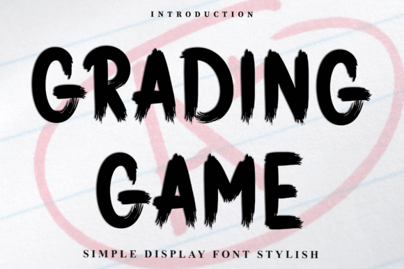 Grading Game Font: A Soft, Unique Typeface for Modern Design