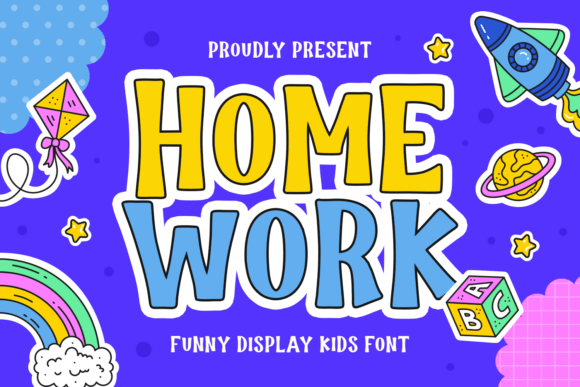 Homework Font: A Playful Typeface for Creative Projects