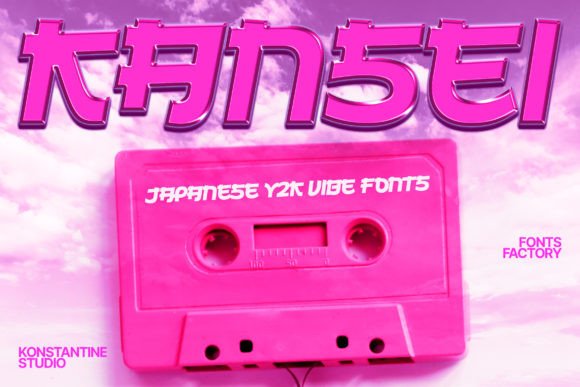 Kansei: The Y2K-Inspired Display Font for Modern Design