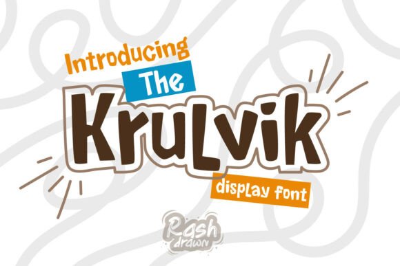 Krulvik: The Playful Display Font for Bold Designs