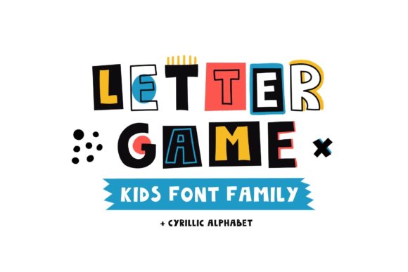 Letter Game: A Playful Typeface for Creative Projects