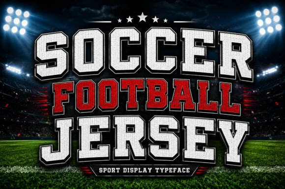 Soccer Football Jersey: A Typeface for Champions