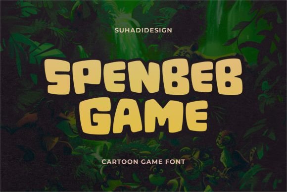 Spenbeb Game: A Friendly Display Font for Creative Projects