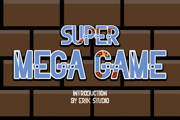 Super Mega Game: Bold Display Font for Impactful Design